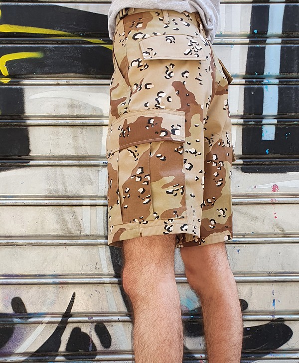 COLOR I-5 CARGO SHORT COMBAT CAMO