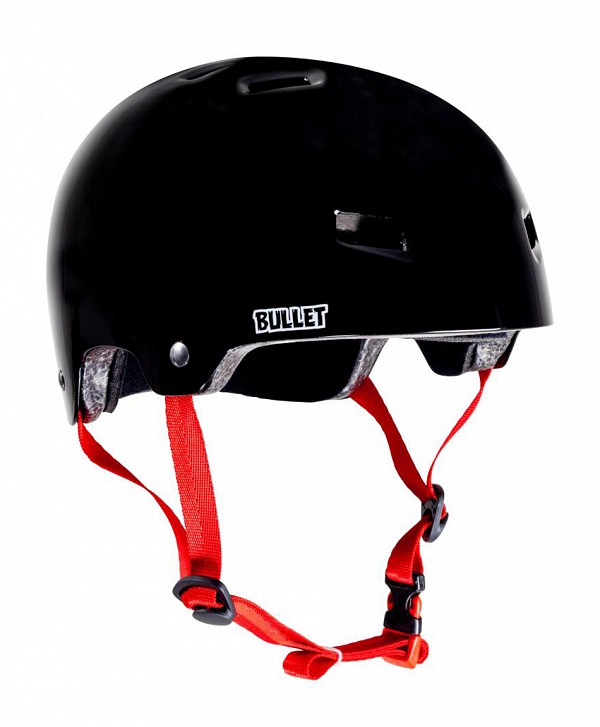 BULLET X SANTA CRUZ EYEBALL YOUTH HELMET GLOSS BLACK