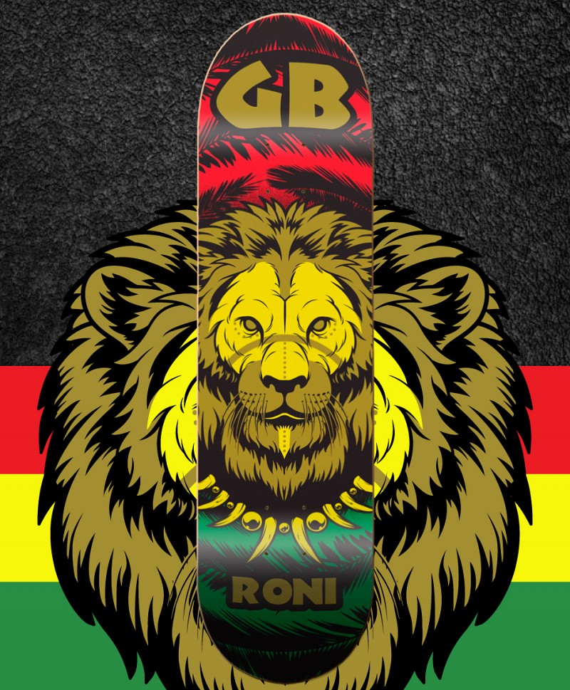 GOODBIE LION SAVAGE PRO SKATE DECK