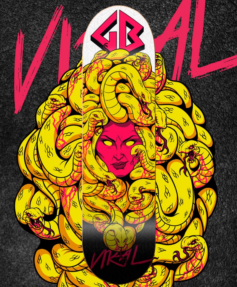 GOODBIE MEDUSA 2.0 TEAM SKATE DECK