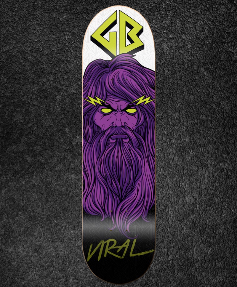 GOODBIE ZEUS 2.0 TEAM SKATE DECK