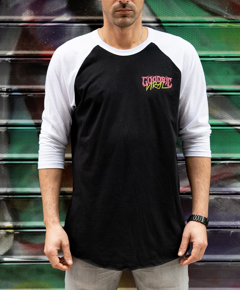 GOODBIE MEDUSA 2.0 RAGLAN BLACK/WHITE
