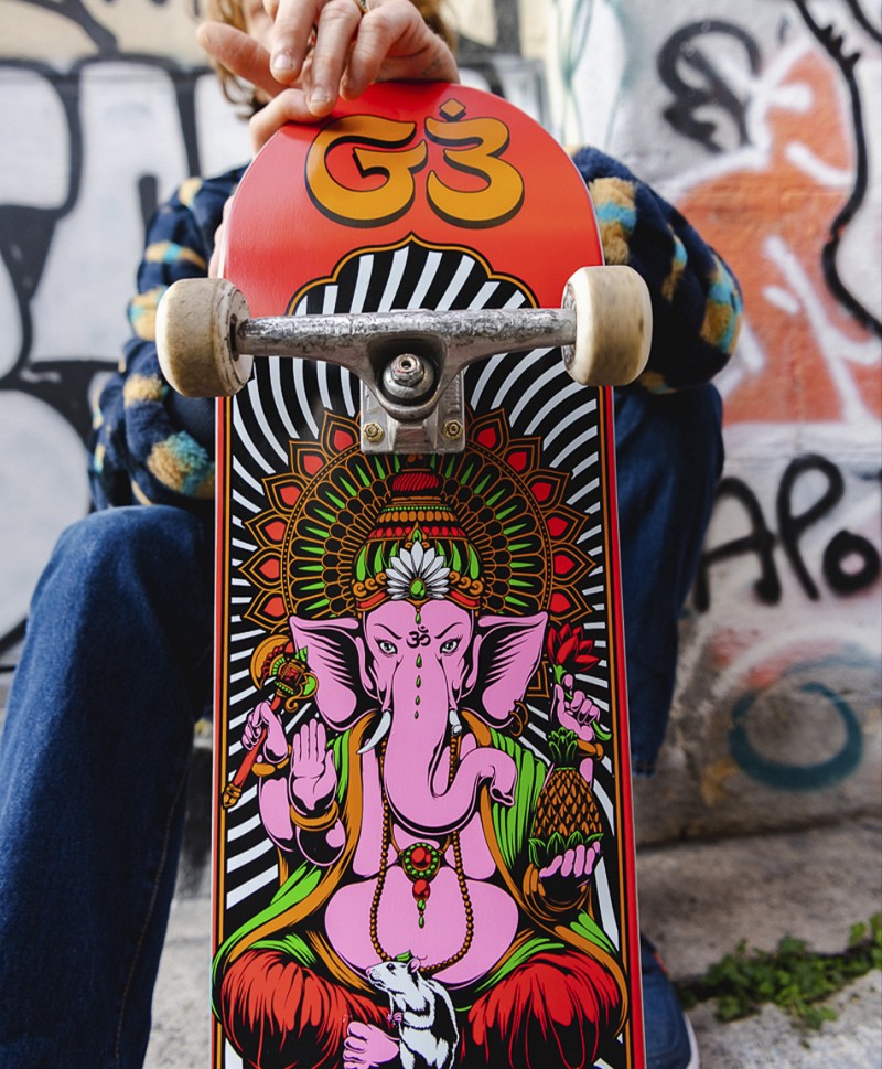 GOODBIE GANESHA DIVIRALS PRO SKATE DECK