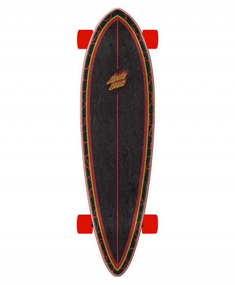 SANTA CRUZ FLAME DOT PINTAIL CRUZER 33