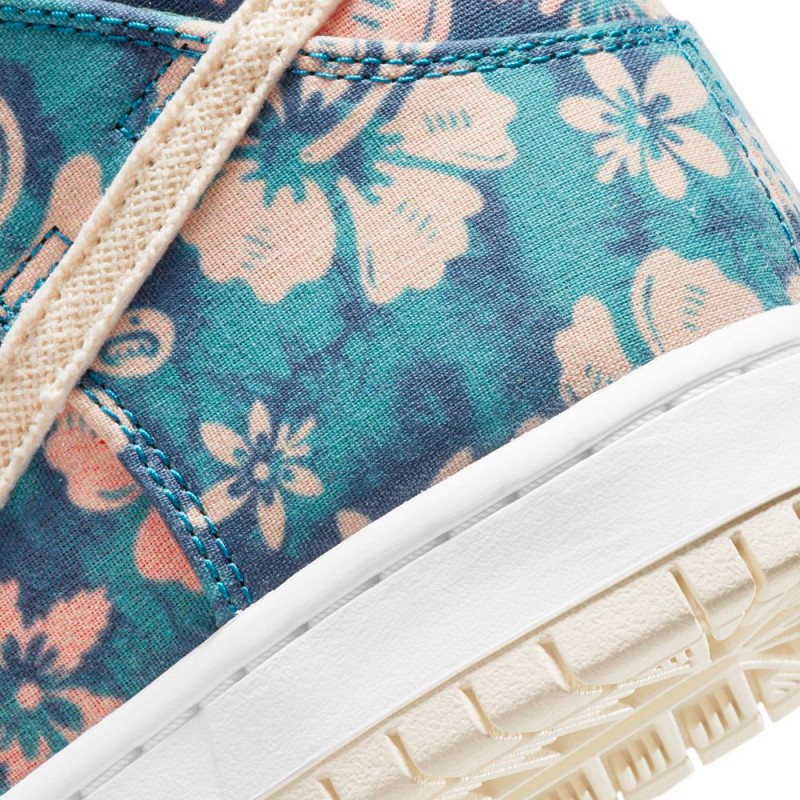 NIKE SB DUNK HIGH PRO HAWAII AQUAMARINE/LIGHT CREAM-TOTAL ORANGE