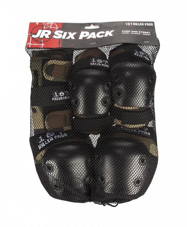 187 KILLER PADS JUNIOR SIX PACK SET CAMO