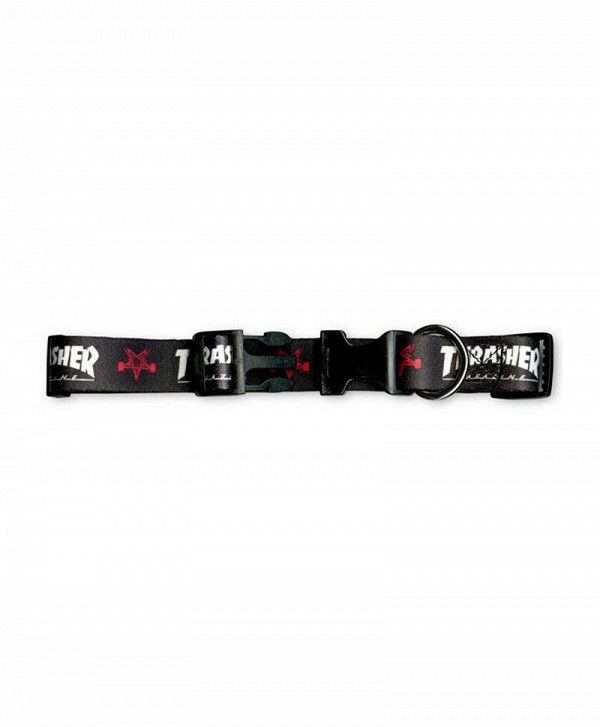 THRASHER DOG COLLAR 8''-11'' BLACK
