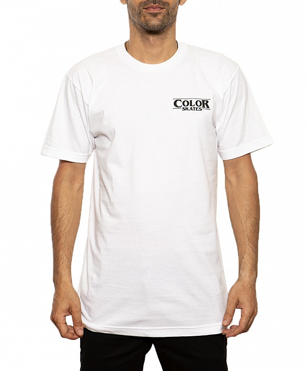 COLOR 'SKATER THINGS' ANNIVERSARY TEE WHITE