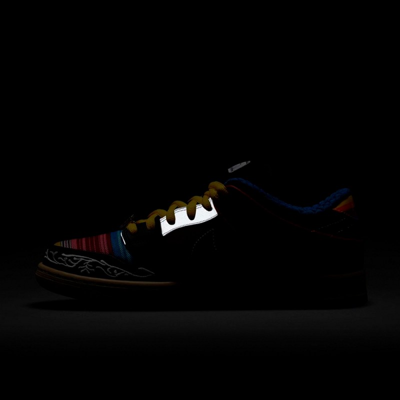 NIKE SB X PAUL RODRIGUEZ WHAT THE PAUL DUNK LOW PRO SPORT RED/BLACK-VARSITY MAIZE-VOLT