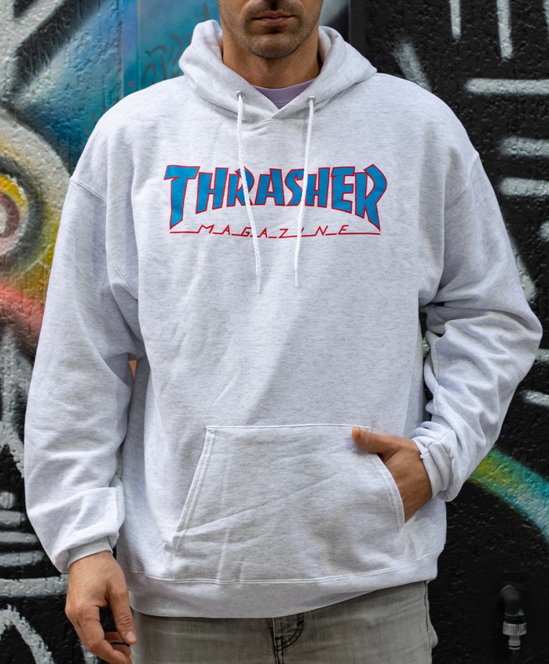 thrasher outlined hoodie