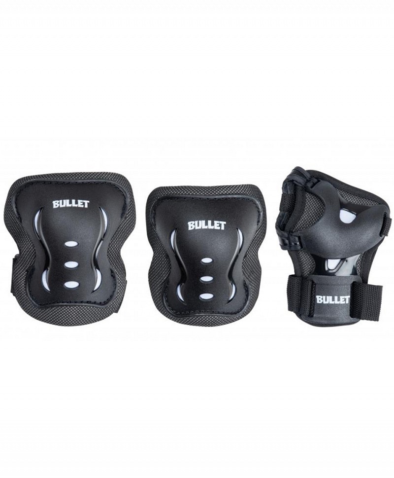 BULLET V2 JUNIOR TRIPLE PADSET BLACK/WHITE