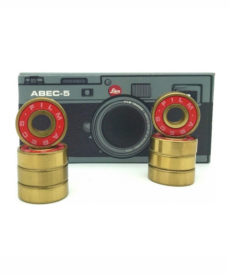FILM TRUCKS BEARINGS ABEC 5 RED/GOLD