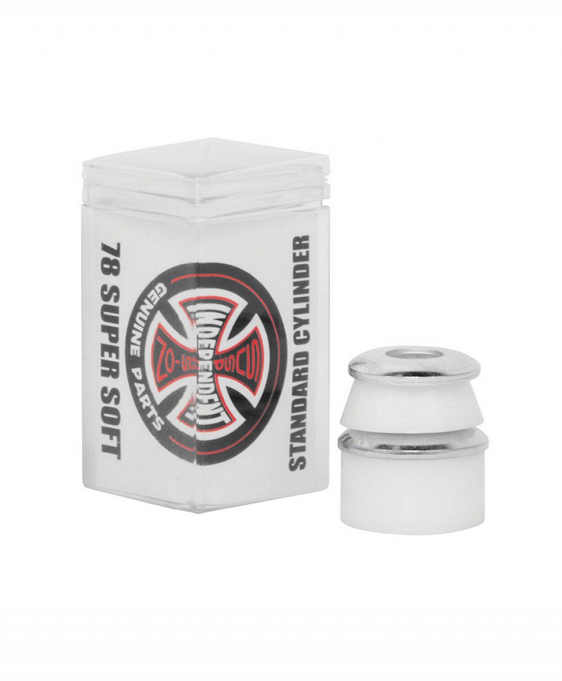 INDEPENDENT BUSHINGS POP 4 STANDARD CYLINDER SUPER SOFT 78 WHITE