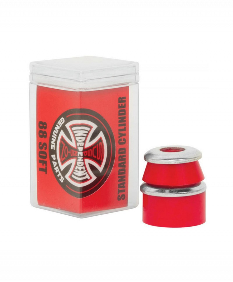 INDEPENDENT BUSHINGS POP 4 STANDARD CYLINDER SOFT 88 RED