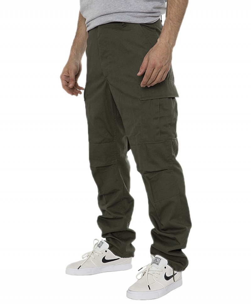 COLOR I-5 CARGO PANTS OLIVE