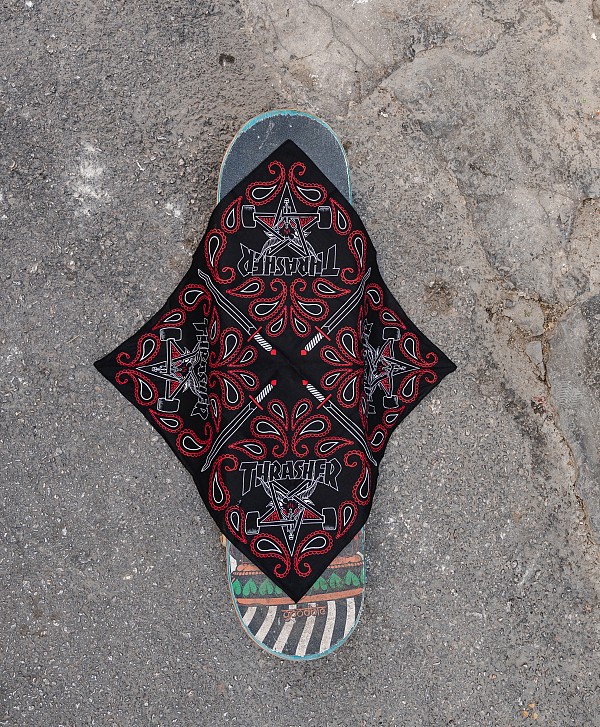 THRASHER SKATEGOAT BANDANA BLACK
