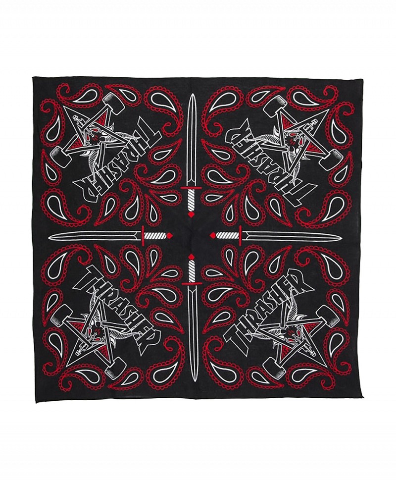 THRASHER SKATEGOAT BANDANA BLACK