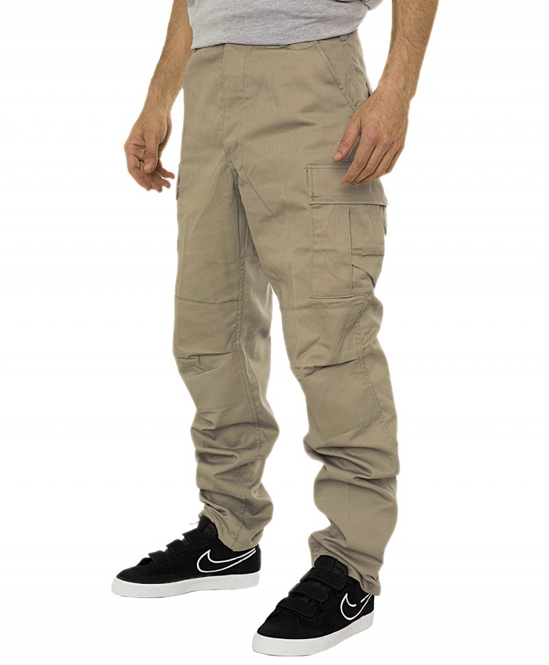 COLOR I-5 CARGO PANTS KHAKI