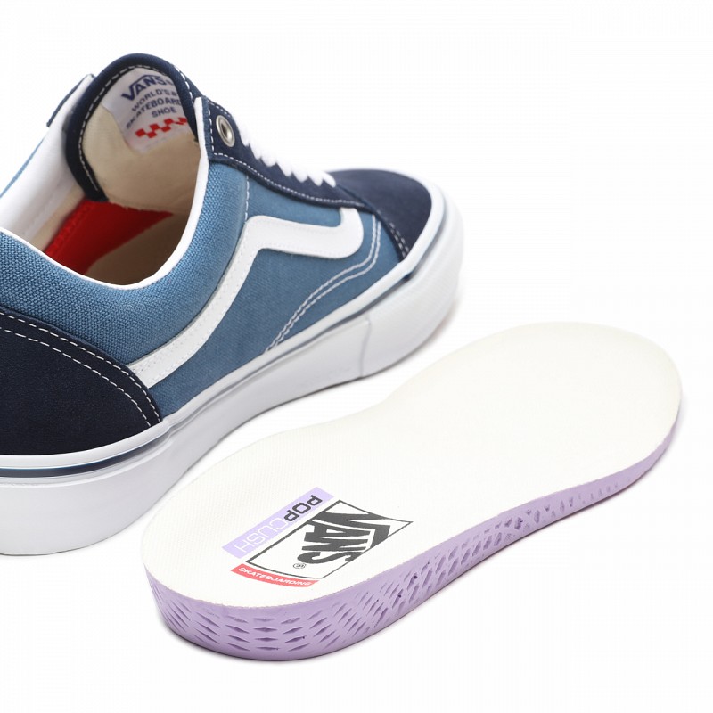 VANS SKATE OLD SKOOL NAVY/WHITE