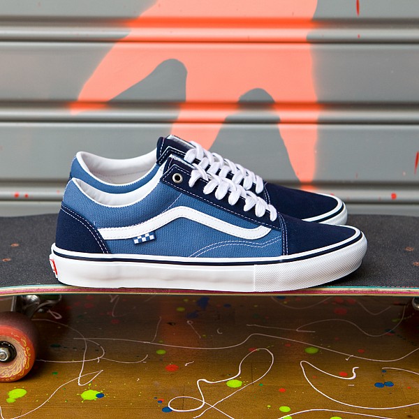 VANS SKATE OLD SKOOL NAVY/WHITE