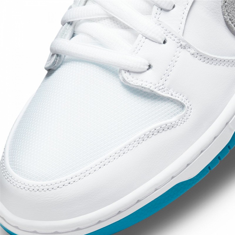 NIKE SB DUNK LOW PRO 'LASER BLUE' WHITE/NEUTRAL GREY-BLACK-LASER