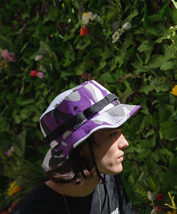 COLOR I-5 LACED BUCKET HAT PURPLE HAZE CAMO