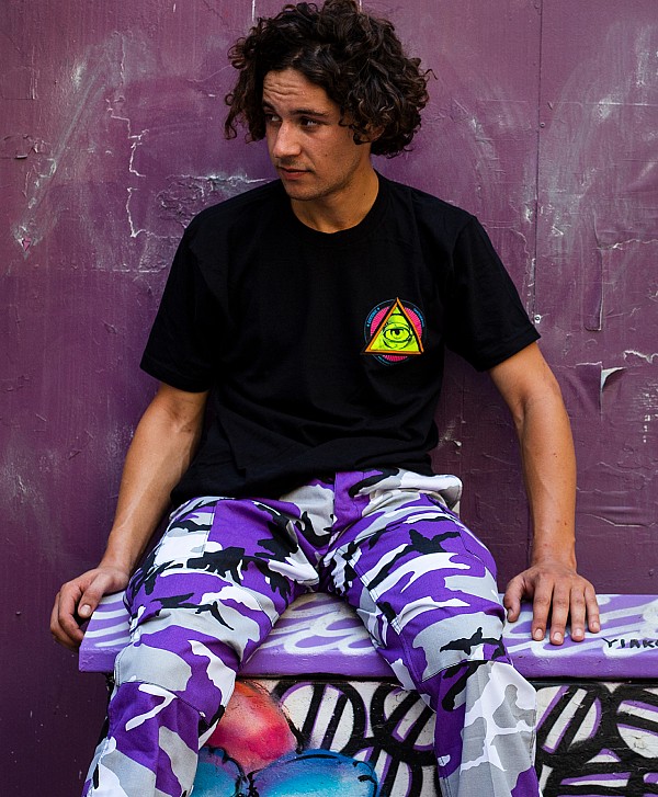 COLOR I-5 CARGO PANTS PURPLE HAZE CAMO