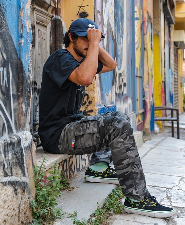 COLOR I-5 CARGO PANTS MIDNIGHT CAMO