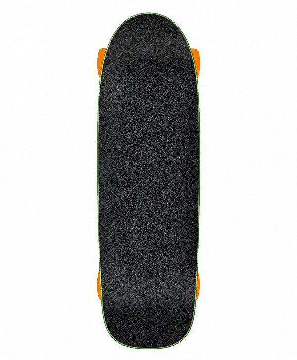 SANTA CRUZ SANTA CRUZER STREET COMPLETE SKATEBOARD  BLACK/ORANGE