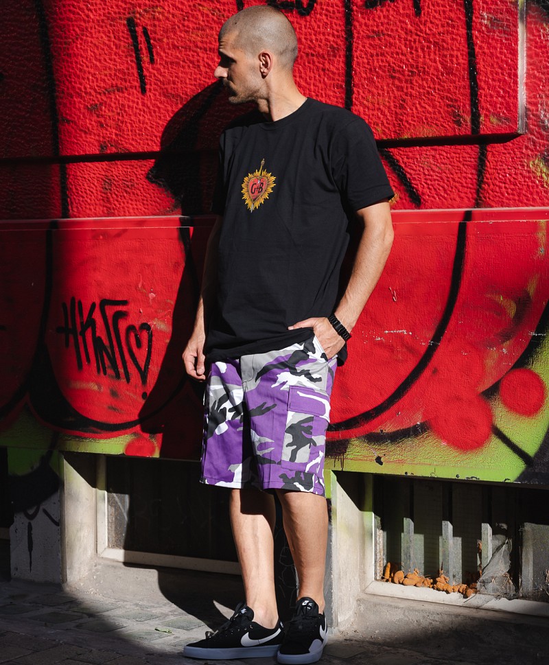 COLOR I-5 CARGO SHORT PURPLE HAZE CAMO