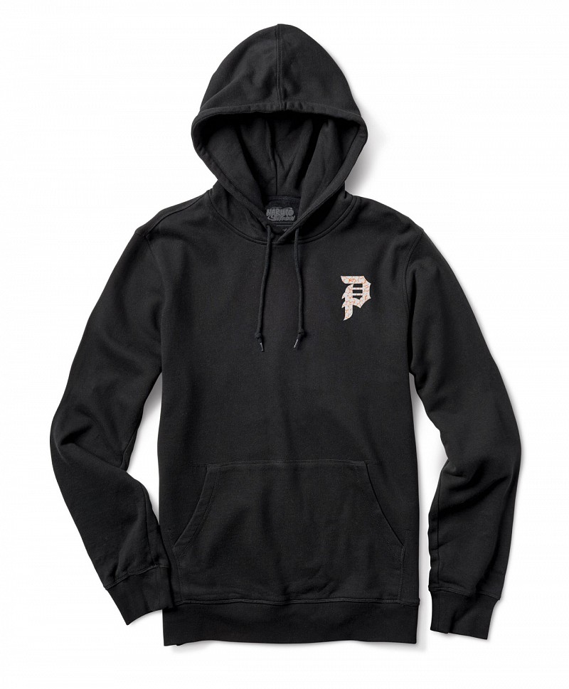 PRIMITIVE X NARUTO DIRTY P HOOD BLACK