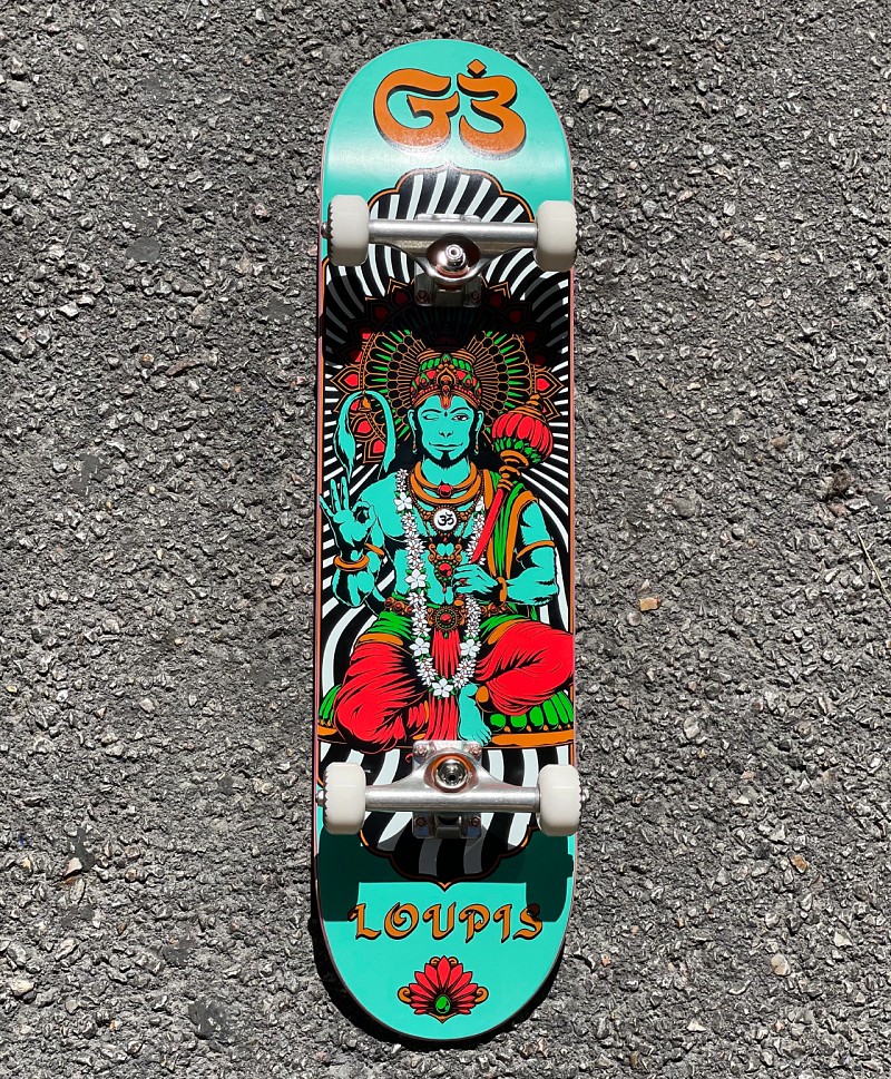 GOODBIE PREMIUM COMPLETE SKATEBOARD HANUMAH DIVIRALS