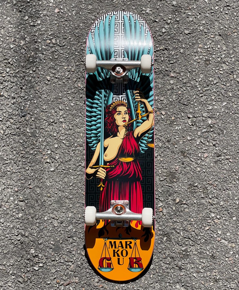 GOODBIE PREMIUM COMPLETE SKATEBOARD NEMESIS