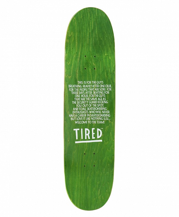 TIRED SAD FACES REGULAR SKATE DECK  8.625"