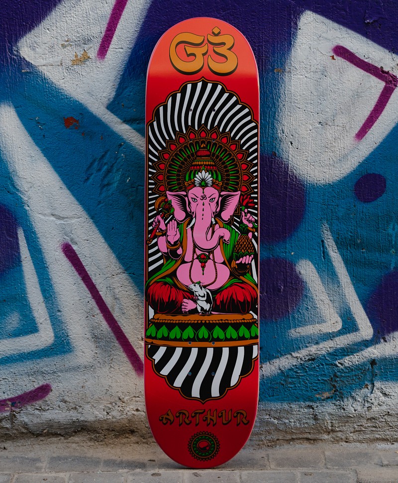 GOODBIE GANESHA DIVIRALS PRO SKATE DECK