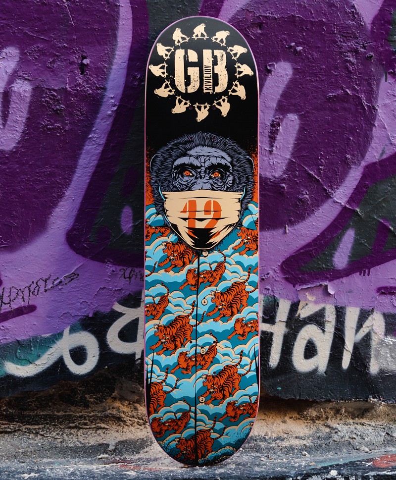 GOODBIE 12 VIRAL YEARS PRO SKATE DECK