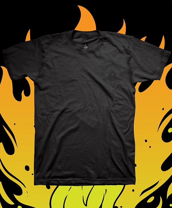 GOODBIE RIOT LIQUOR TEE BLACK