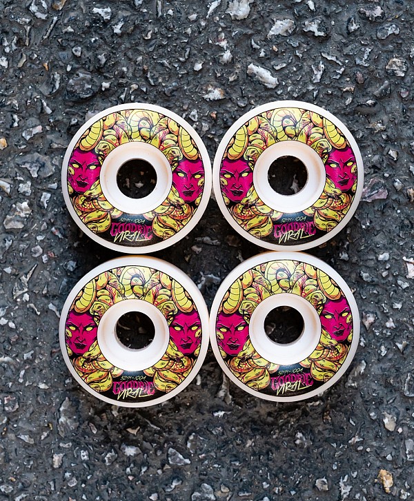GOODBIE MEDUSA WHEELS 52mm WHITE