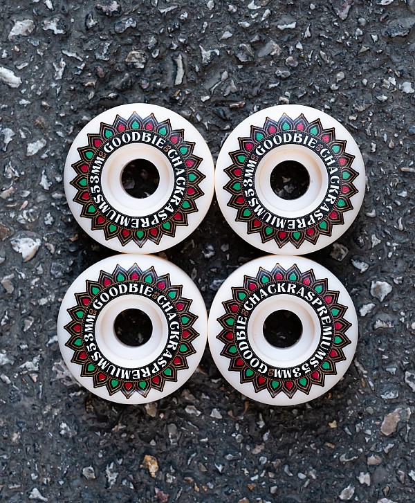 GOODBIE CHACKRAS WHEELS 53mm WHITE