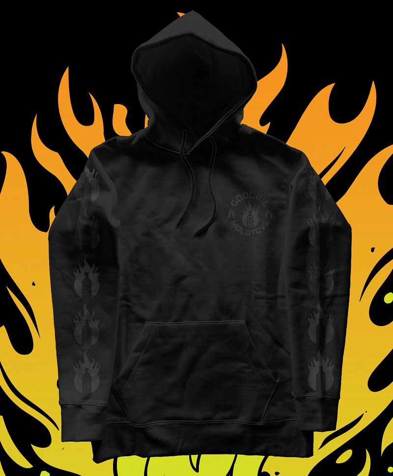 GOODBIE RIOT LIQUOR PREMIUM HOOD BLACK