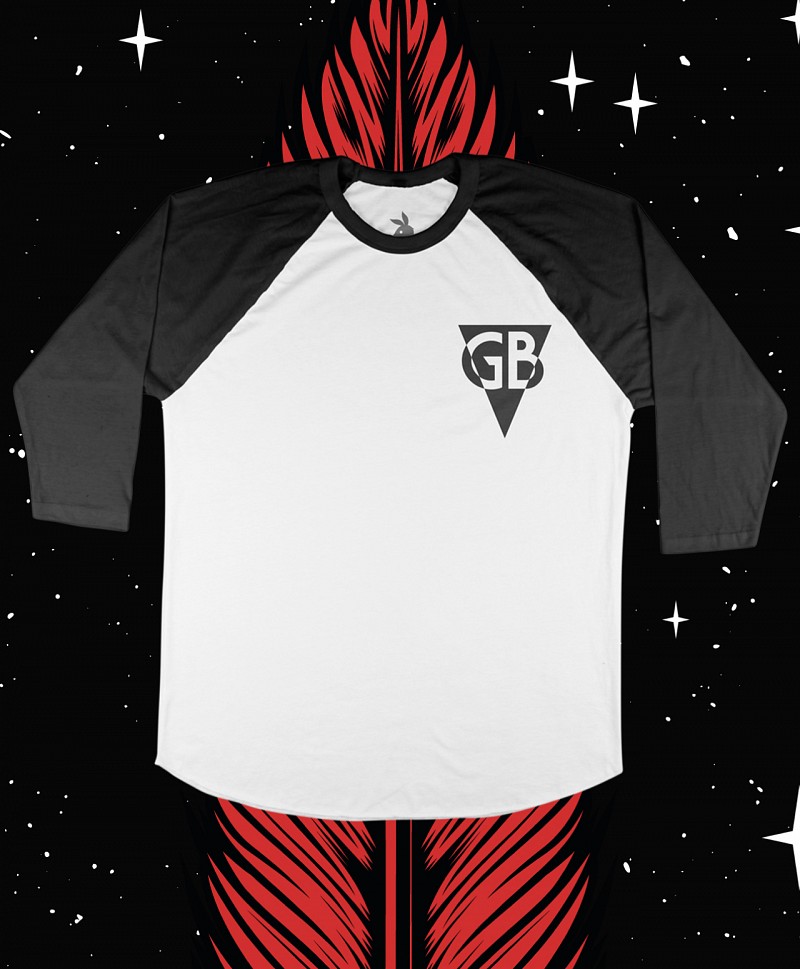GOODBIE EYES WIDE RAGLAN WHITE/BLACK