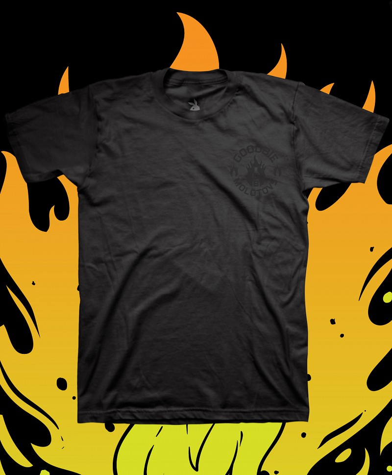 GOODBIE RIOT LIQUOR TEE BLACK
