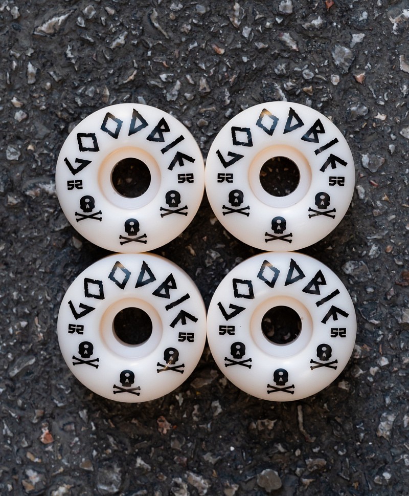 GOODBIE GB SKULLS WHEELS 52mm WHITE
