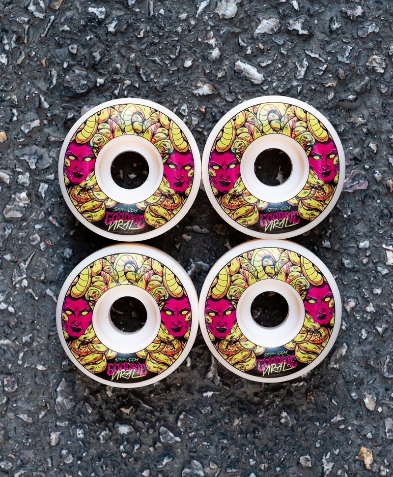 GOODBIE MEDUSA WHEELS 52mm WHITE