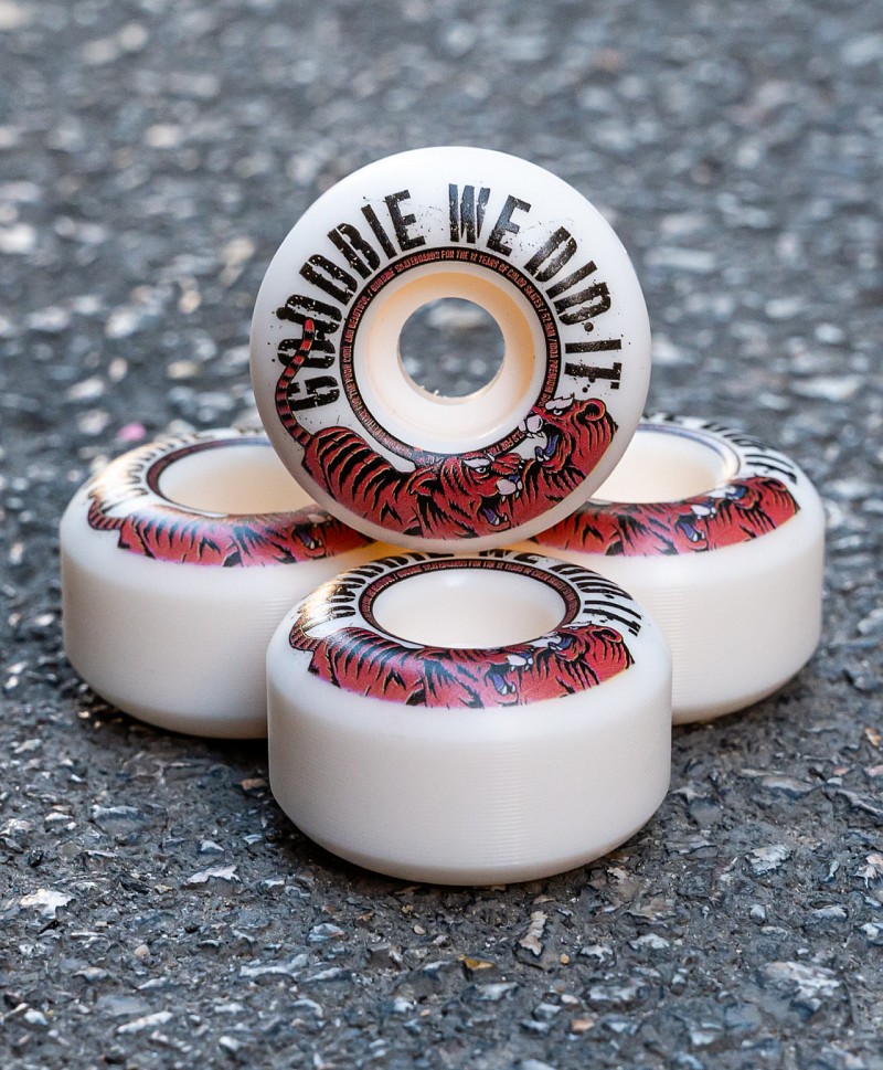 GOODBIE WE DID IT WHEELS  52mm WHITE
