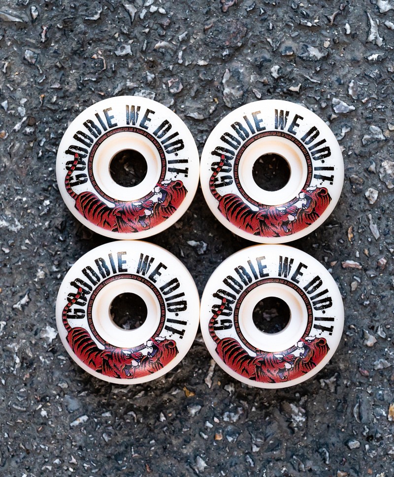 GOODBIE WE DID IT WHEELS  52mm WHITE