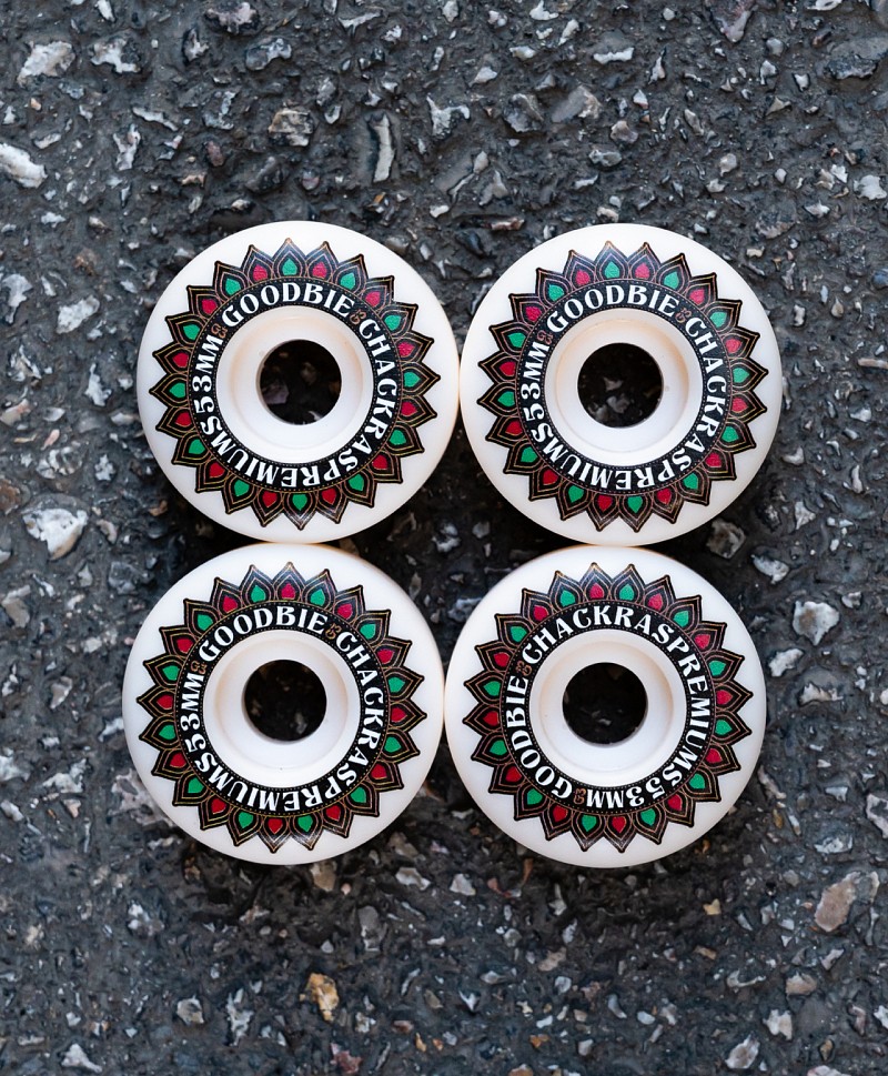 GOODBIE CHACKRAS WHEELS 53mm WHITE