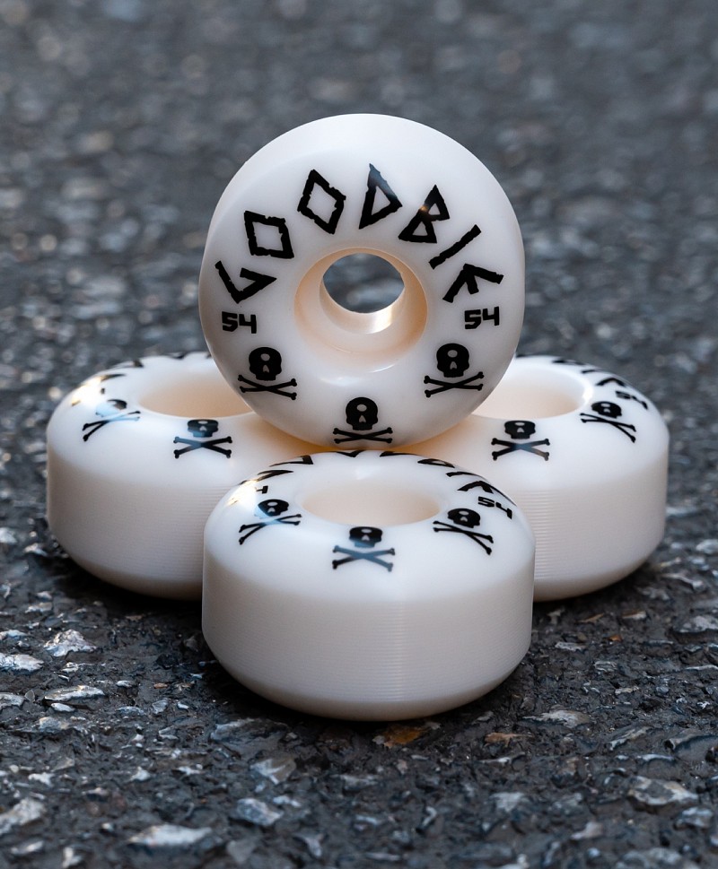 GOODBIE SKULLS WHEELS 54mm WHITE