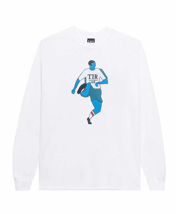 TIRED STYLE BLENDER LONG SLEEVE WHITE