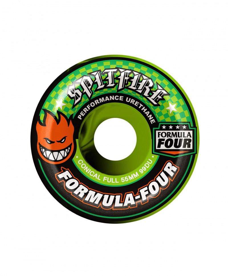 SPITFIRE FORMULA FOUR CONICAL FULL 99 55mm WHEELS GREEN